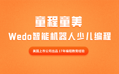 天津南开百脑汇童程童美Wedo智能机器人编程